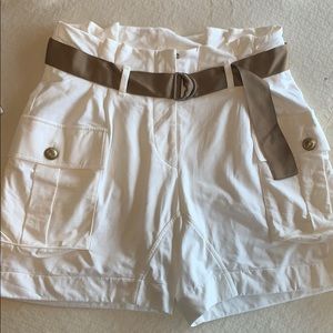 White shorts, like new. With tags.